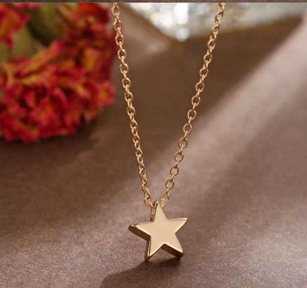 Cute Star Neck Chain - Gold